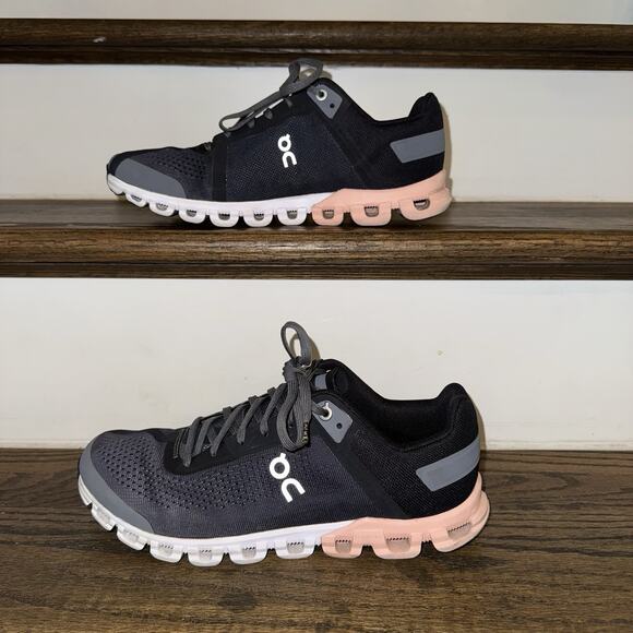 ON Cloudflow Rock Rose 35-99234 Women’s Running Shoes Size 9 - Picture 6 of 9